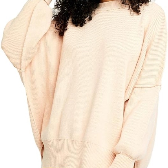 NWOT Free People Easy Street Tunic - color Peach Parfait - Picture 3 of 5